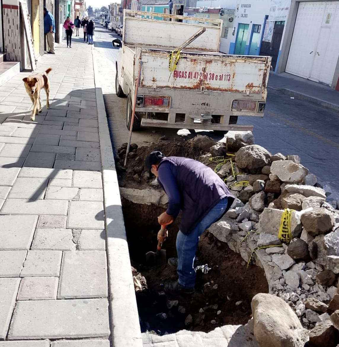 CAPAMH fortalece la atención a la red de agua potable en Huamantla